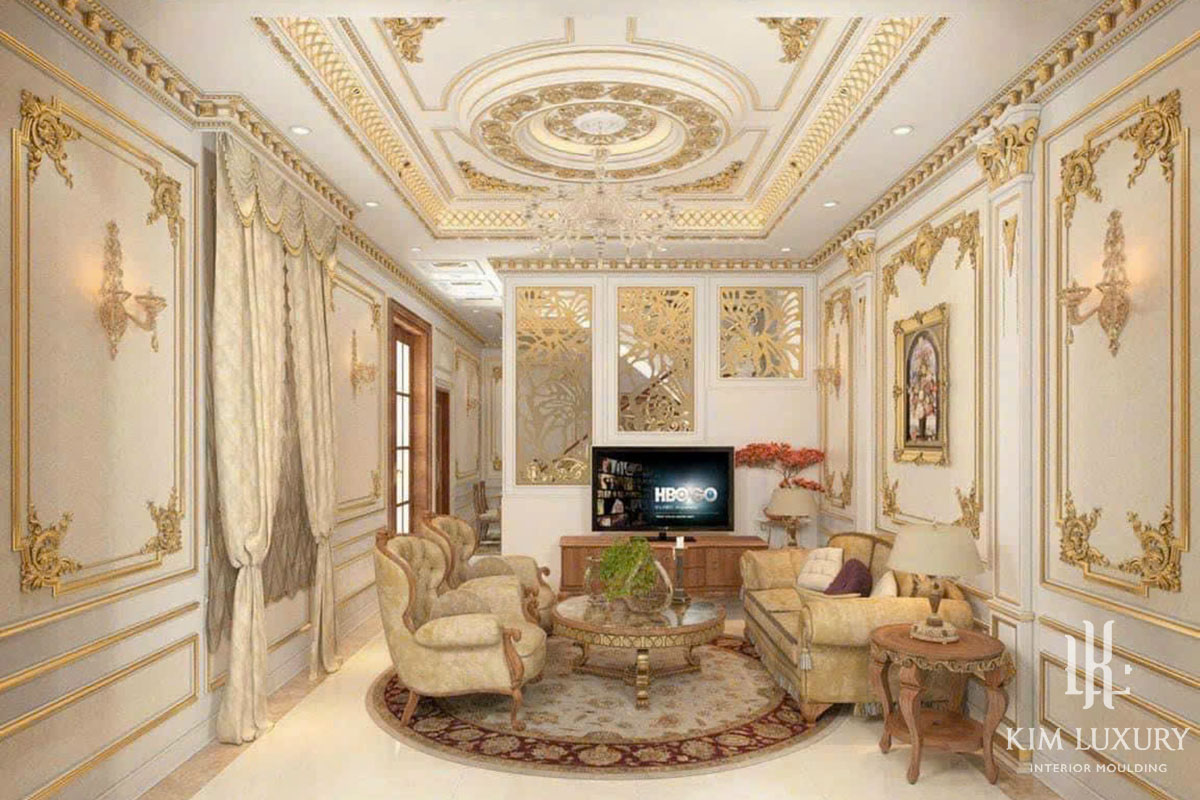 Thiết kế 3D Nhà Phố Cổ Điển - Thành phố Bạc Liêu