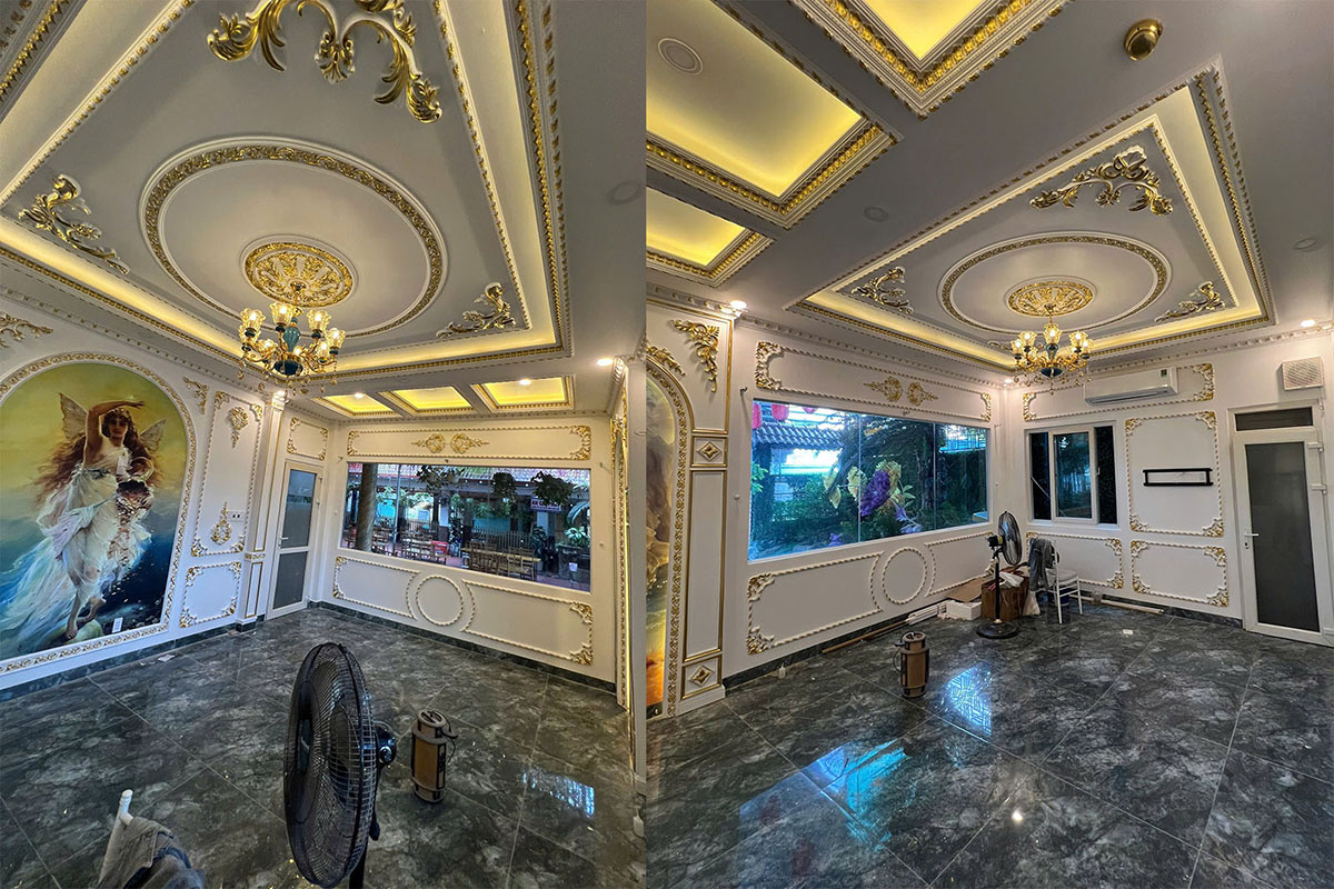Cải tạo phòng VIP nhà hàng Cánh Đồng Vàng - 52 Tân Hương, phường Tân Quý, Quận Tân Phú