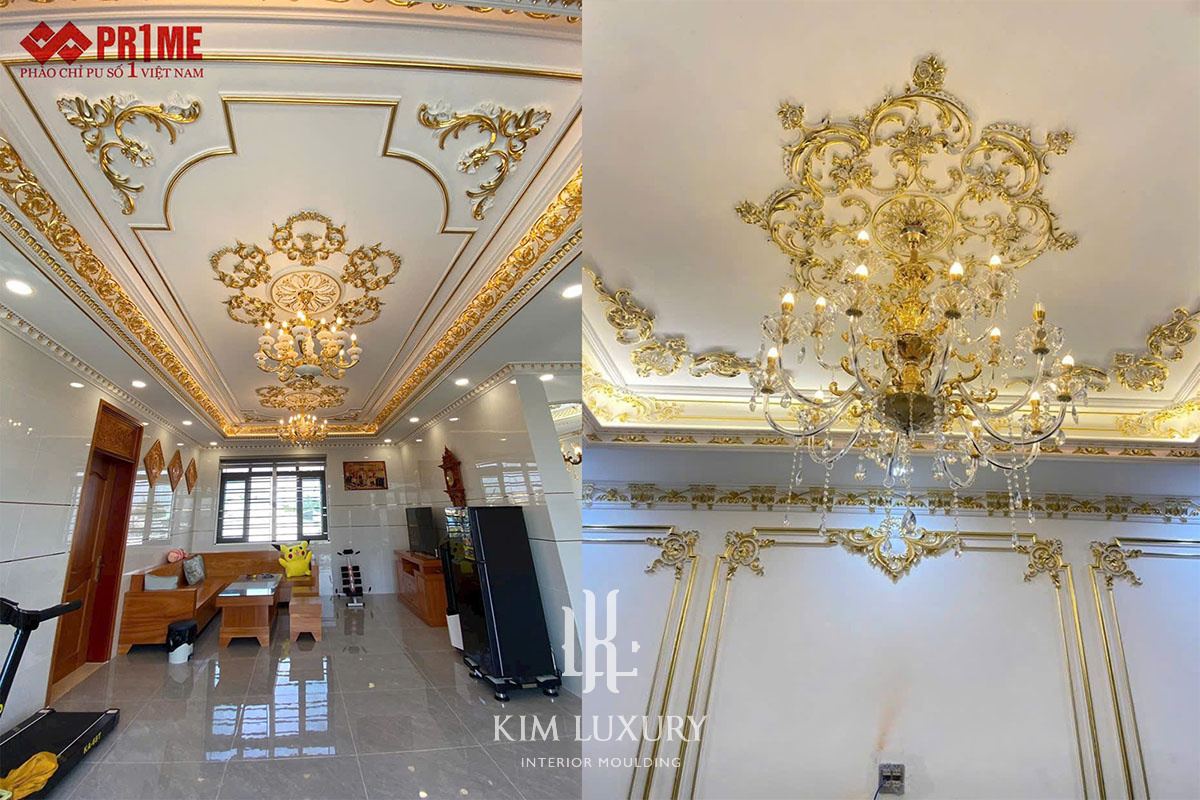 Những mẫu thiết kế 3D trần thạch cao và phào chỉ cho khách hàng tham khảo
