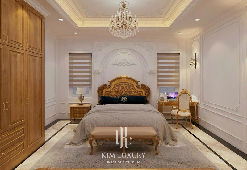 Thiết kế 3D trần thạch cao và Phào Chỉ Tân Cổ Điển - Chị Tuyết - Lý thường kiệt, Hoà Thành, Tây Ninh